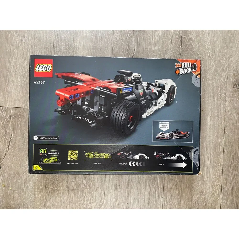 LEGO Technic 42137 Formula E Porsche 99X Electric Pull Back 422pc Retired Sealed